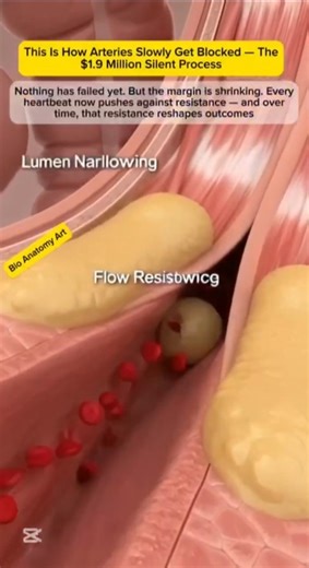 This Is How Arteries Slowly Get Blocked — The $1.9 Million Silent Process