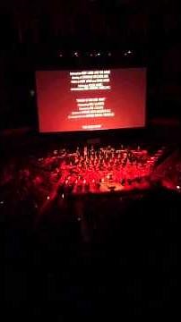 Back to the Future ending credits with live Orchestra