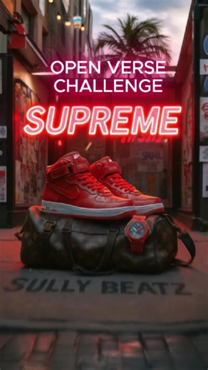 🎤 OPEN VERSE CHALLENGE 🎤 Who’s got the hardest bars for this beat? Luxury trap energy meets underground bounce. 🎒🕶️💣 This one’s called “SUPREME” – now show us who’s top-tier. Stitch or duet this and tag me — I’m watching EVERY verse. 🧠🔥 Let’s go crazy on this. 👟💼💥 🎧 Prod. by @SullyBeatz #openversechallenge #hardtrapbeat #luxurytrap #typebeat2025 #undergroundhiphop