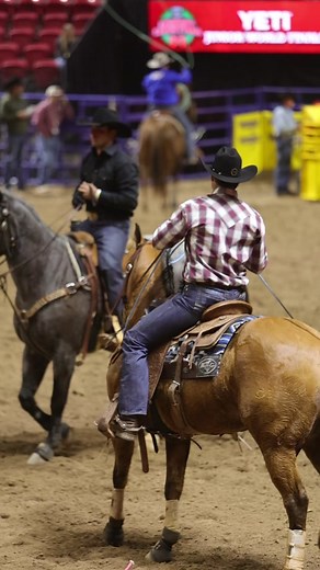 Look out, the reigning #NFR aggregate champion in the team roping heading is back again in 2023. Have you heard of the young superstar that ropes the horns for #PatrickSmith, @Tanner Tomlinson? NFR coverage presented by @resistol1927. #TeamRoping #RopingTok #Cowboy #Rodeo #WesternIndustry #ProRodeo