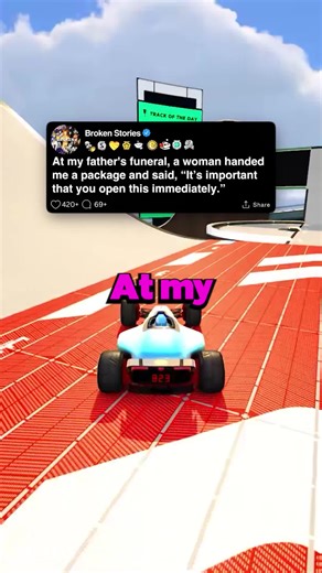 At my father's funeral, a woman handed me a package and said, “It’s important that you open this immediately.” #reddit #redditreadings