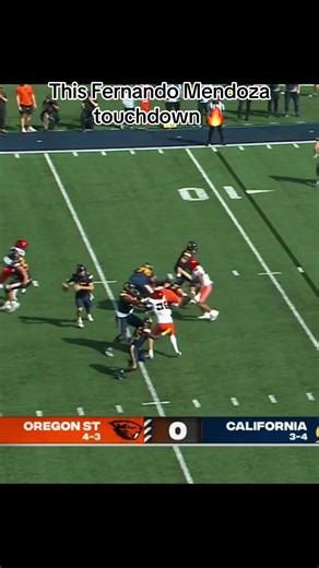 Fernando Mendoza Touchdown Highlights in College Football