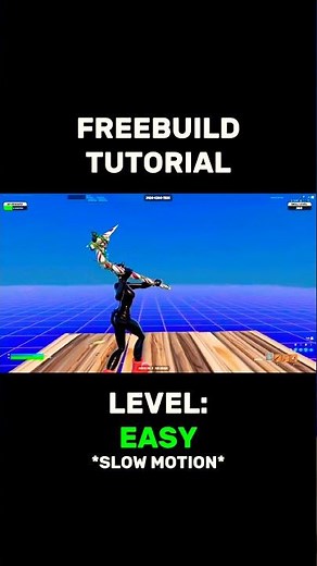 🟢Freebuild Tutorial | Level Easy🤩✅ #fortnite #tutorial #improve #fyp #freebuild