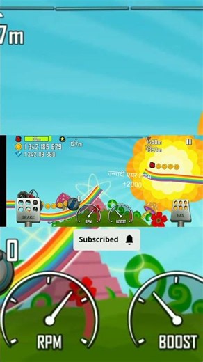 hill climb racing gameplay subscribe me 🙏😭