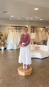 Dresses from our @whiterose.bridalcollection that are perfect picks for the Winter Brides🌨️❄️💍 Which of these modest gowns would you say “Yes!” to? Let us know below💛 • • • #utah #modestweddingdress #winterweddingdress #engaged #weddingdressinspo | Desert Rose Bride