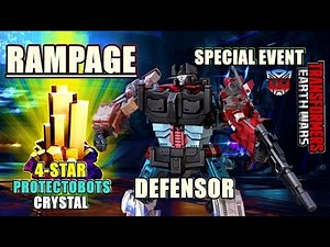 DEFENSOR Combine ! - TRANSFORMERS: EARTH WARS Special Event RAMPAGE !!! (get 4-STAR Protectobots)