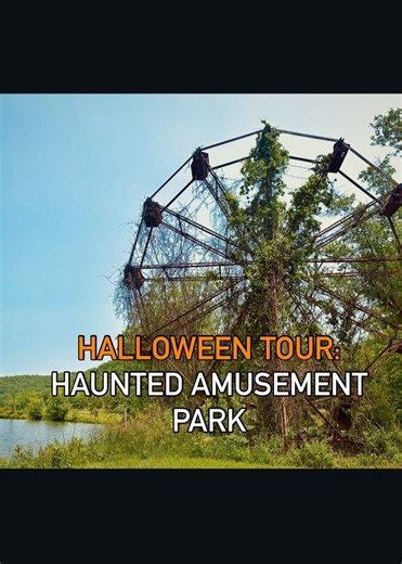 3.9K views · 39 reactions | HALLOWEEN TOUR: Explore a haunted, abandoned theme park. Built more than a century ago, the antique, rusty rides and attractions still tower over the haunted landscape at Lake Shawnee. #haunted #hauntedattraction #abandonedplaces #abandoned | Heather Leah | Facebook