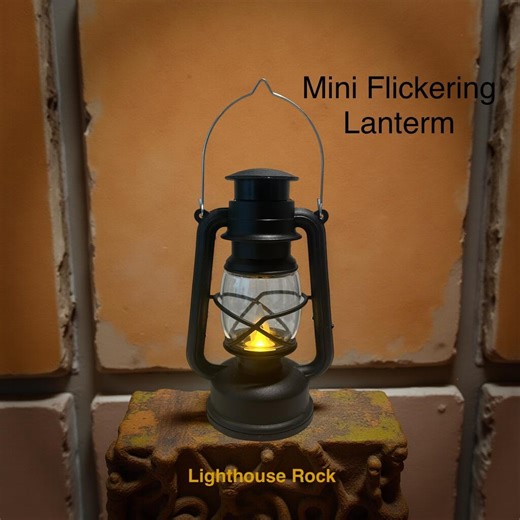 Mini Flickering LED Lantern: Battery Operated Retro Light - Etsy
