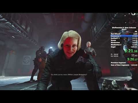Wolfenstein 2: The New Colossus Speedrun in 1:05:28 WR