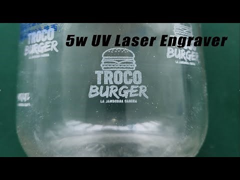 5W UV Laser Engraving Machine for Metal, Glass, Plastic
