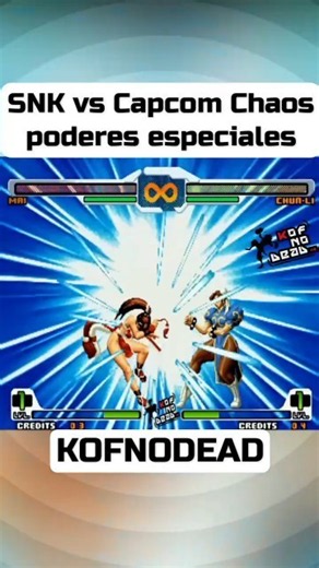 SNK vs Capcom Chaos Poderes especiales Exceed 2 #kofnodead #arcade #retrogaming #reels #svcchaos