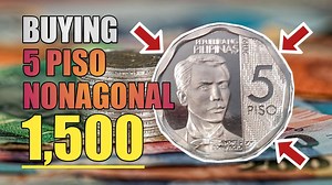 66K views · 1.9K reactions | Buying 5 peso nonagonal New Generation Currency 1,500 #coincollector #coin #coincollecting | Barya Collector PH. | Facebook