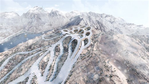 Saudi Arabia is building a ski resort in the desert