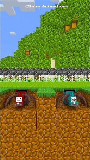 Blue and Red Choo Choo Charles in the Gold Mining Challenge