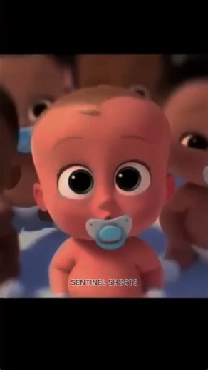 The Powerful Boss Baby and His Attitude 💀#edit #shorts #cartoon #animation #fyp