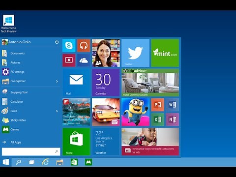 Windows 10 Demo (Technical Preview)