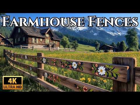 Best Farmhouse Fence Design Ideas for a Rustic Vibe in 2024