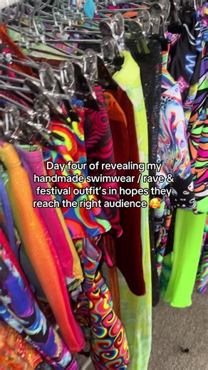 Handmade UV Reactive Rave Outfits for Festival Fun