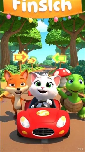 Kitty Learns to Drive! 🐱🚗 First-Time Racer