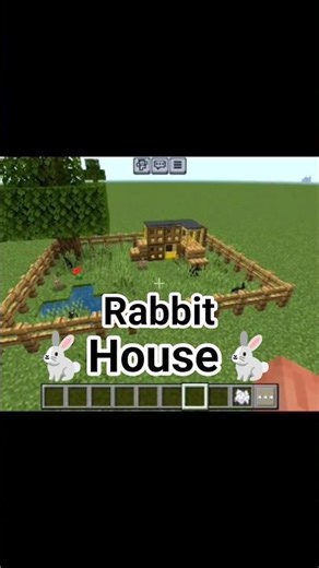 How To Make Rabbit🐇🐰 House i Minecraft #minecraft #shorts