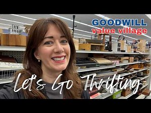 Goodwill Thrift With Me! | I Found Vintage Furniture & More!