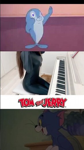 トムとジェリーの魚のやつ #ネットミーム #ミーム #トムジェリ #pianocover #ピアノ #かんたんピアノ #弾き方