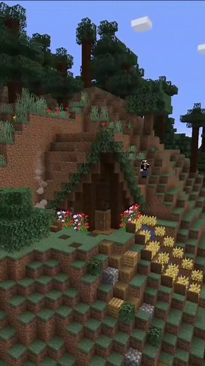 How to Build a Mountain Log Cabin in Minecraft