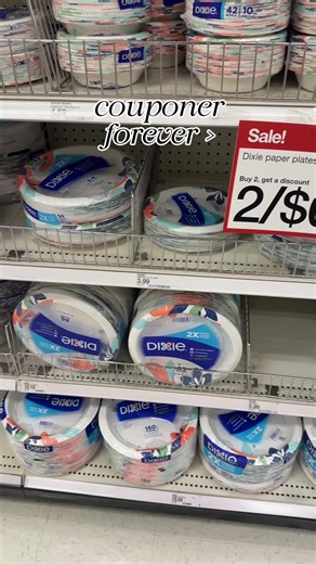 if you're in my broadcast you already know all Dixie plates are apart of the 2 for $6. In store only and this can end whenever. Good luck! Also - submit to fetch rewards ! If you don't have fetch use code FP1KU