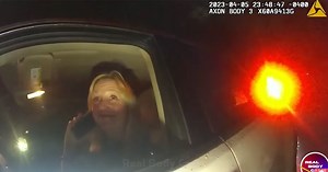 Woman Hits House with Car, Then Flatly Denies It to Cops