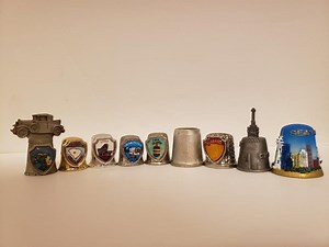 States and Cities Thimble Set: Souvenir Collection - Etsy