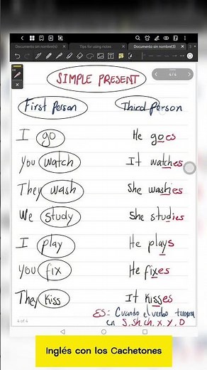 SIMPLE PRESENT. DAILY ROUTINES CONJUGAR VERBOS EN PRESENTE SIMPLE. THIRD PERSON AND FIRST PERSON