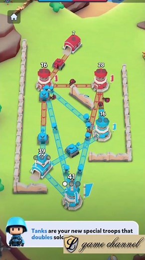 tower battle connect towers 😉😉 gameplay // l game channel // android & ios 2222 #mobilegame #shorts