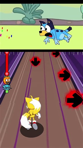 FNF Music Dash Sliced But Bluey Pibby FNF Animation #blueyandbingo #fnf #fnfanimation