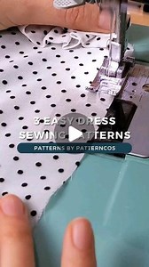 Patterns by PatternCos on Instagram: "These are three cute easy-to-follow dress sewing patterns 珞 I just can't choose one!!"