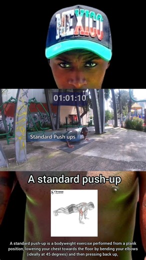 Standard Push Ups #pushups #mexico #chestday #bodyweightexercise