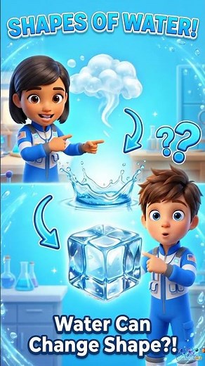 Learn About Shapes of Water #kidslearning #learnscience #scienceforkids