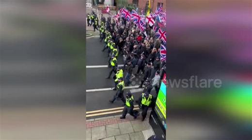 UK: Far-Right March For Remigration Ignites Clashes And Arrests In Manchester
