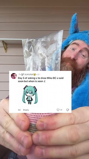 ASMR✍️Drawing Miku with a Pen✍️ #asmr #asmrsounds #asmrvideo #drawing #miku