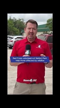 Red Cross volunteers at Seldon Park help those affected by wildfires