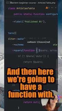 Filament date filter #laravel #filamentphp