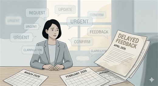 What happens when feedback comes six months too late