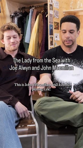 This is your sign to see Joe Alwyn and John Macmillan in The Lady from the Sea 🌊 | Bridge Theatre