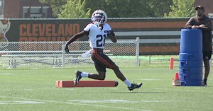 Denzel Ward returns to practice as he works through concussion protocol