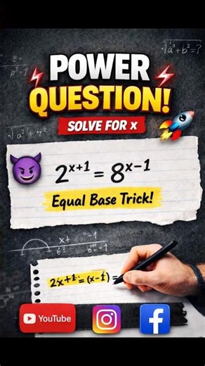 👍Power based question #shorts #trending