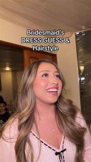 Bridesmaid Dress and Hairstyle Guessing Game