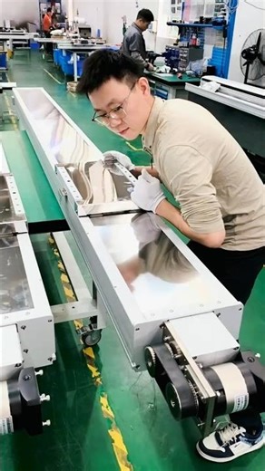 270mm width full enclosed dustless linear guide actuator #ballscrew #linearmotion #electricactuator