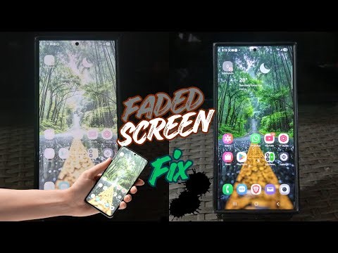 Samsung Screen Looks Faded Fix