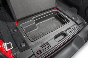 Mopar 82215669AC Rear Cargo Tub Liner for 18-24 Jeep Wrangler JL with Gasoline Engines