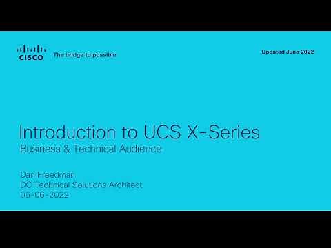 Introduction to UCS X Series