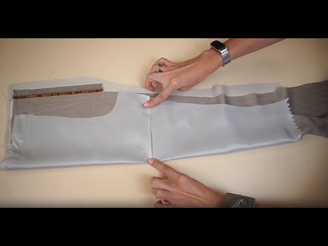 Technique for lining trousers